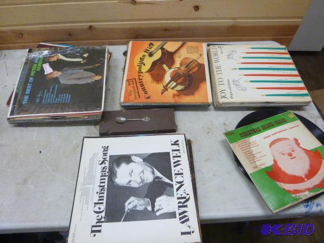 lot 43 image: Lot of Miscellaneous 33 13 Vinyl Records...