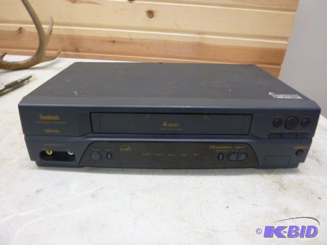 lot 55 image: Symphonic VCR Player Model SL2940...