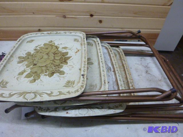 lot 67 image: Four TV Trays...