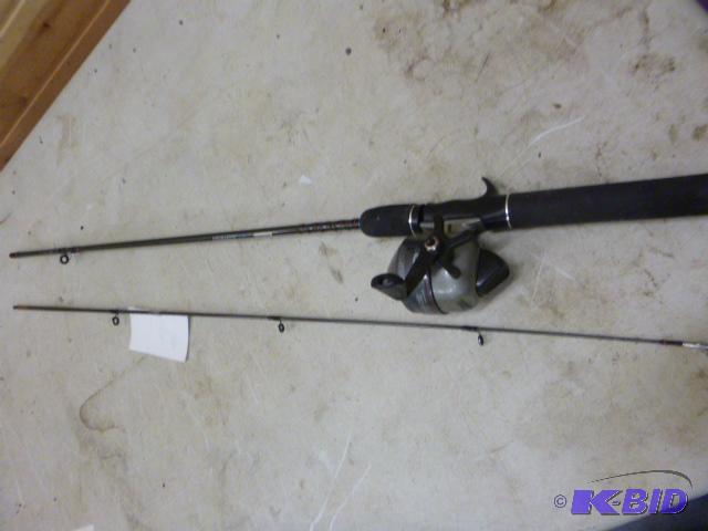 lot 76 image: Zebco 202 Reel and Zebco Rod...