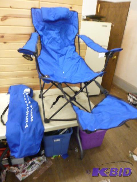 lot 97 image: Folding Captains Chair With bag....