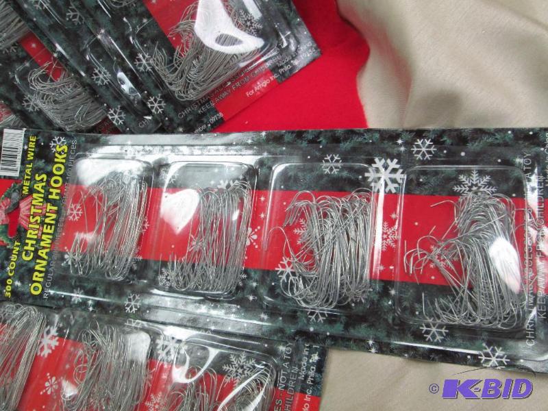 Qty 15 Christmas ornament hooks 300 in a pkg...