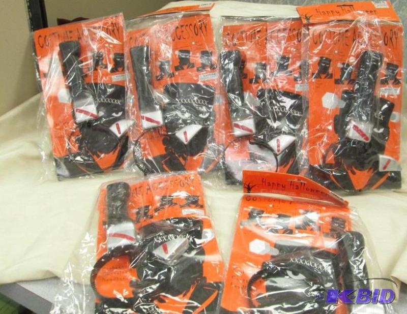 Qty 6 Happy Halloween costume with Knife thro...