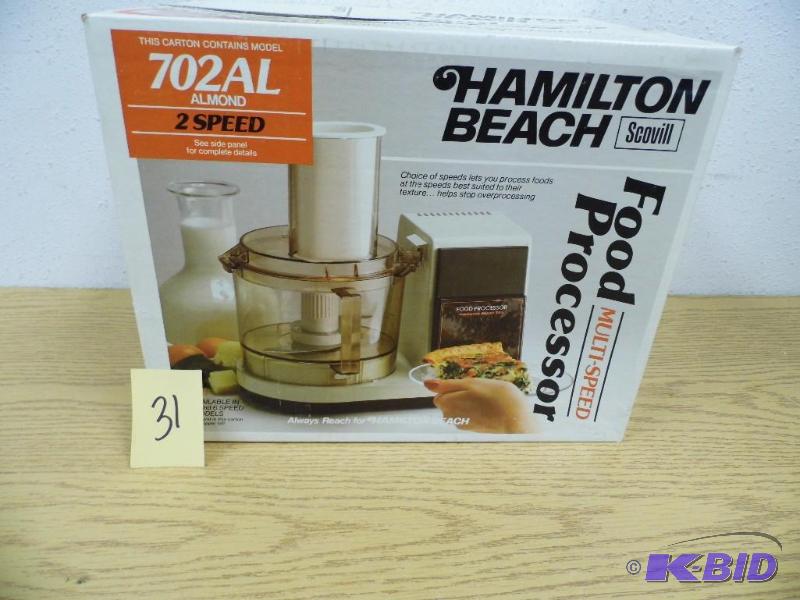 New Hamilton Beach Food Processor