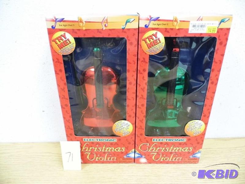 2 New Christmas Violins