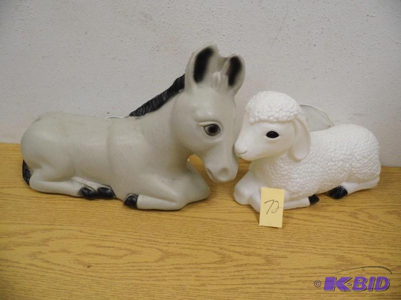 Donkey & Lamb for Nativity Set