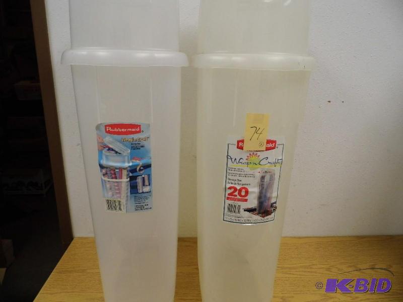 2 Rubbermaid Gift Wrap Holders