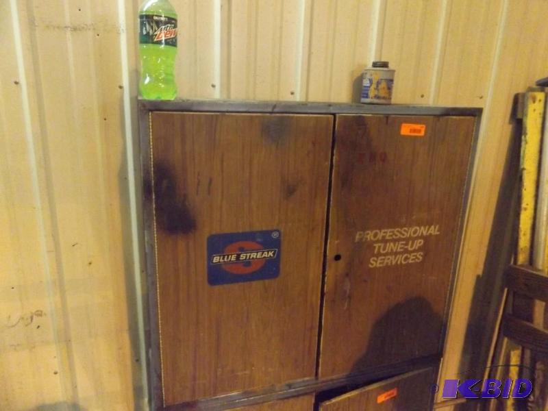 cabinet contents included...