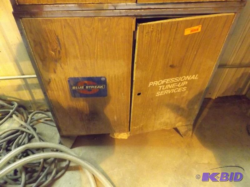 cabinet contents included...