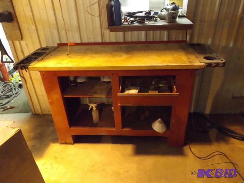 waterloo 6 foot table plus contents&nbsp...