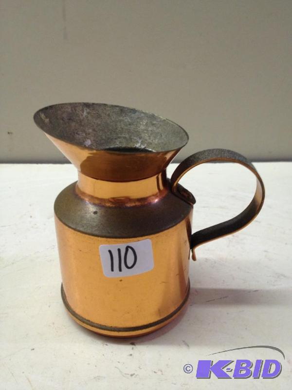 lot 110 image: Small Copper Pitcher ...