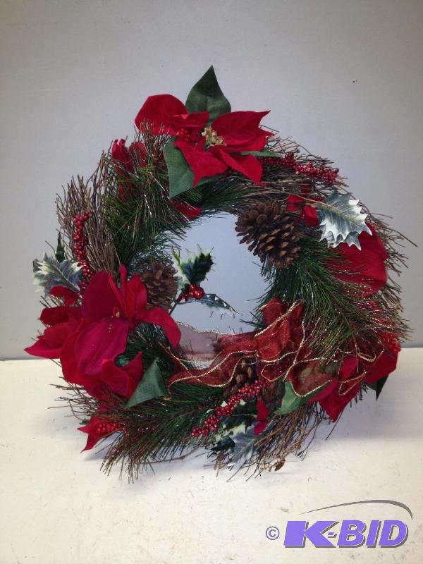 lot 166 image: Christmas Wreath     ...