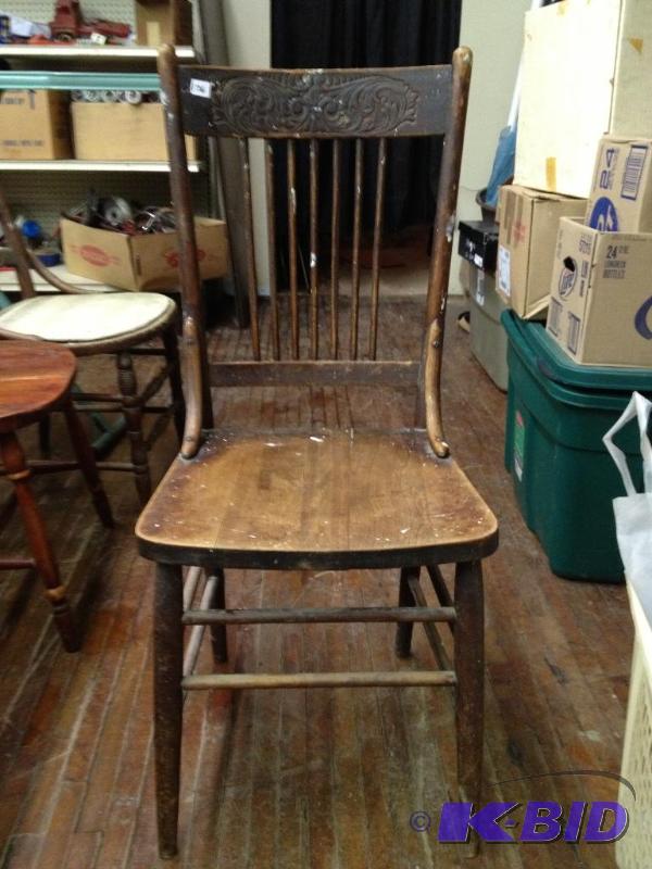 lot 175 image: Vintage Chair  Sturdy, good condition for its...