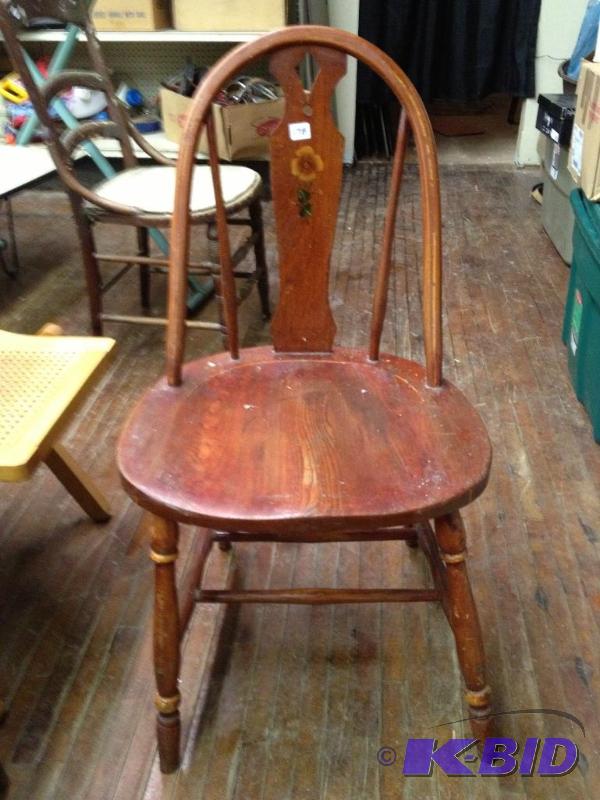lot 177 image: Vintage Chair  Sturdy, good condition for its...