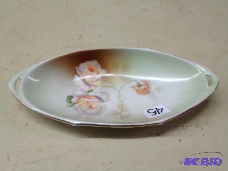 lot 45 image: Antique Fine Prussian China Serving Dish...