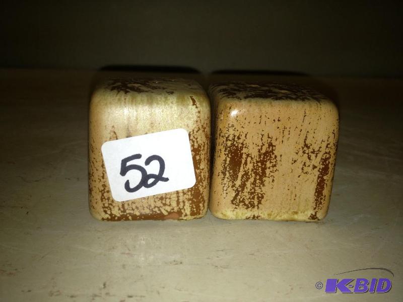 lot 52 image: Vintage Salt and Pepper Shaker...