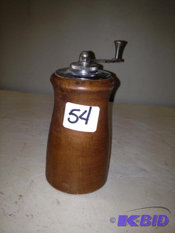 lot 54 image: Vintage Pepper Mill ...