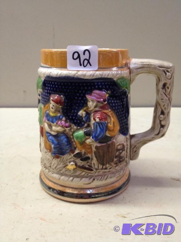 lot 92 image: Vintage Beer Stein ...