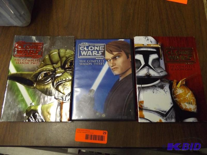 seasons 1, 2, and 3 of clone wars...