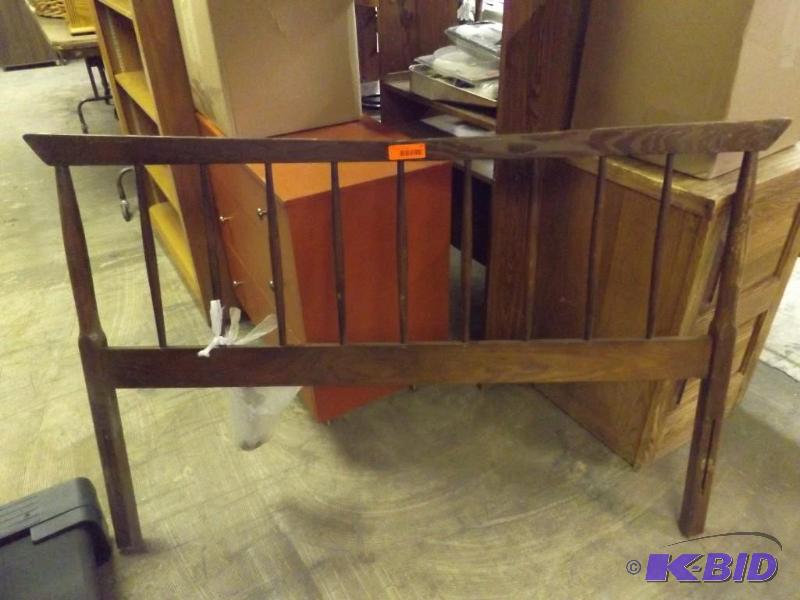 wooden foot or head board from a bed frame&nb...