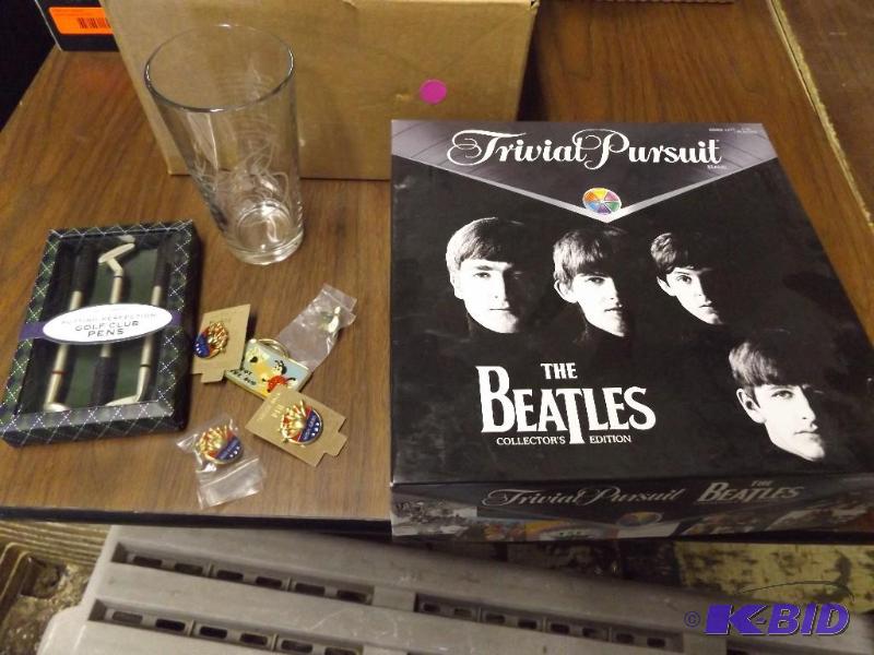 set of golf pens,trivial pursuit beatles&nbsp...