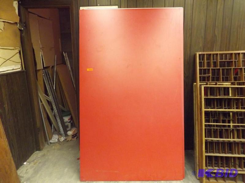 1 laminated board, back of board is red&nbsp...
