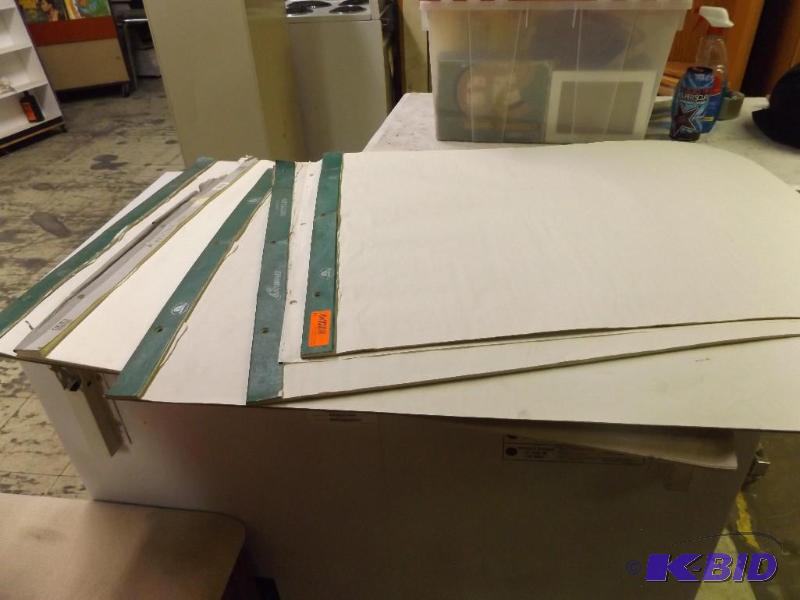 Several partially used drawing paper tablets...