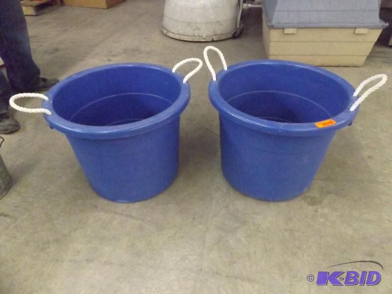 Two Muck Bucket tubs...