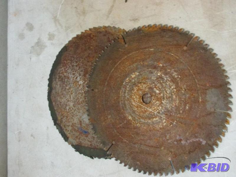 lot 47 image: 2 saw blades...