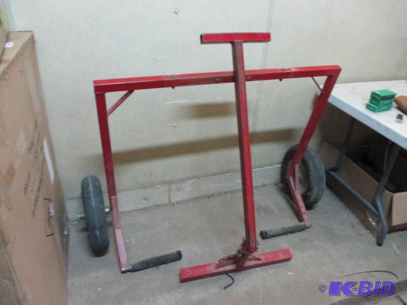 lot 49 image: snowmobile mover, bolts together...