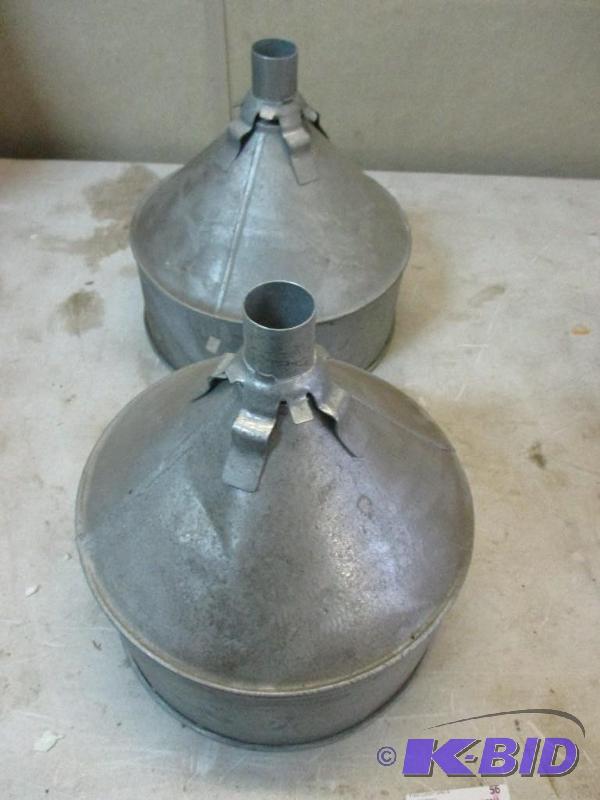 lot 56 image: 2 new John deere funnels...