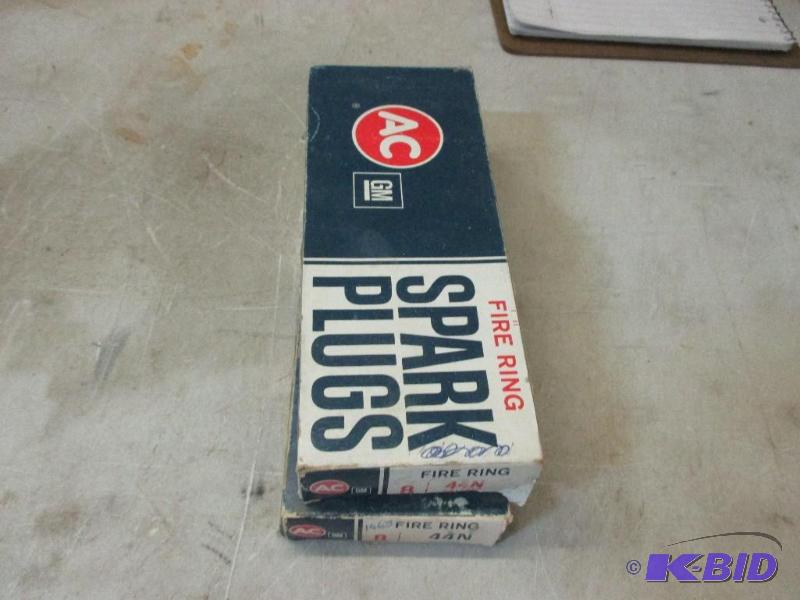 lot 68 image: 2 boxes of AC spark plugs, 44N...