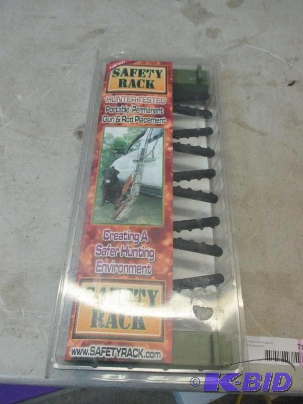lot 71 image: new gun safety rack...