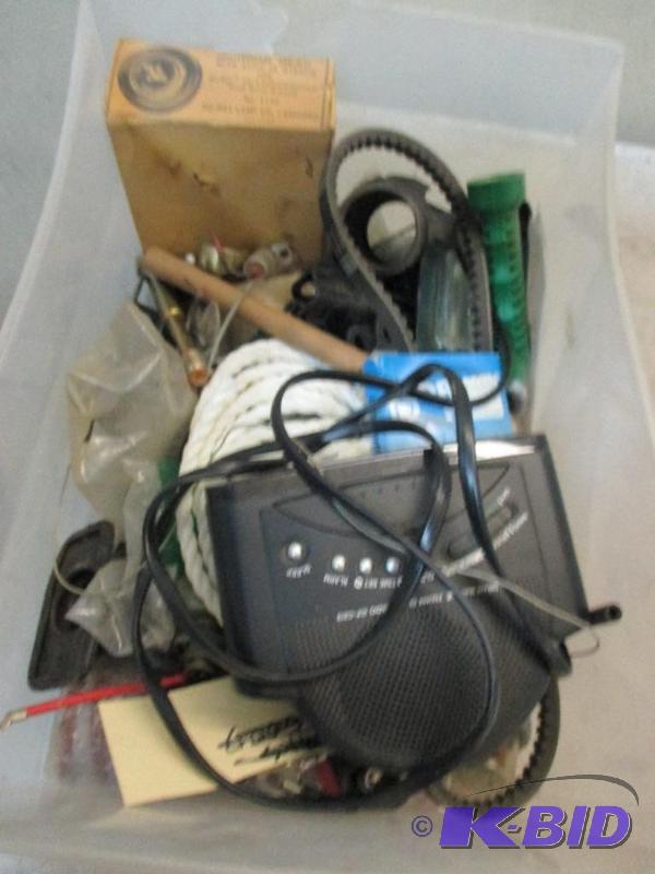 lot 80 image: Box of misc shop supplies...