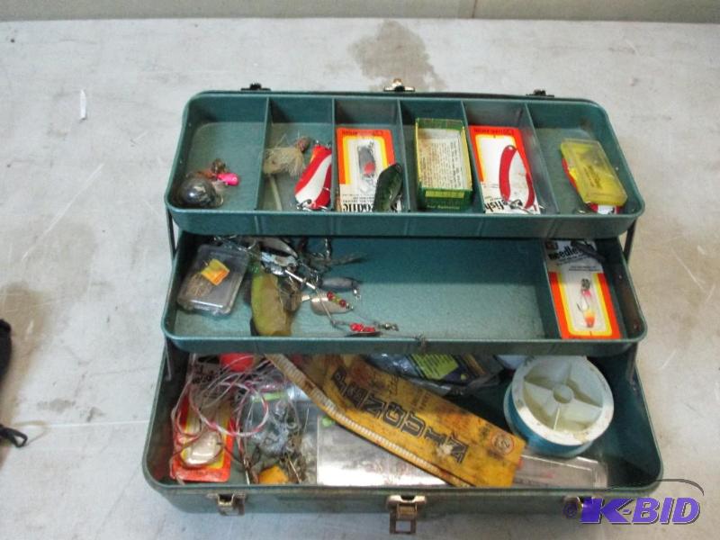lot 85 image: Tackle box and tackle...