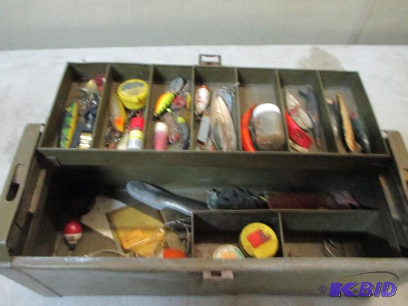 lot 88 image: Tackle box and tackle...