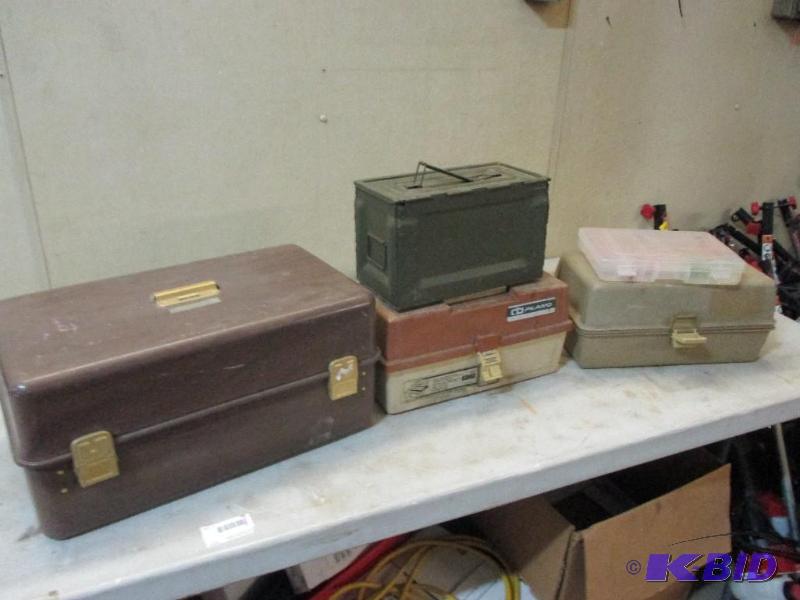 lot 89 image: Tackle boxes and tackle...