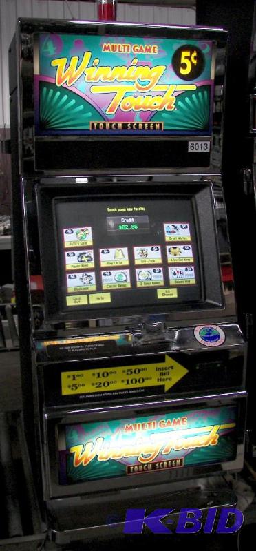 Touch Screen Casino Slot Machine