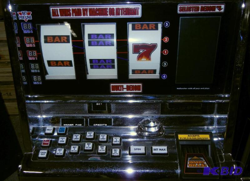 KONAMI ADVANTAGE "FLAME JUMPER DELUXE" UPRIGHT REEL + VIDEO SLOT