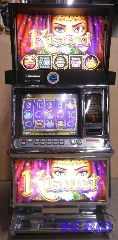 lot 1007 image: ATRONIC CASHLINE KISMET UPRIGHT VIDEO SLOT MACHINE