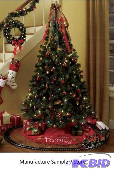 lot 1 image: 6.5 Foot Canadian Pine Tree - Multicolored L...