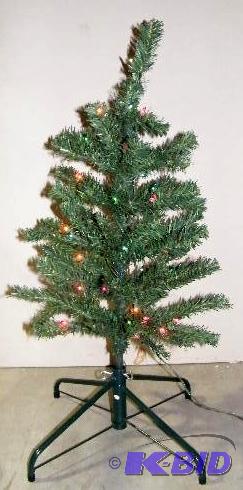 lot 101 image: Little Multicolored Tree - 38" tall x 20...