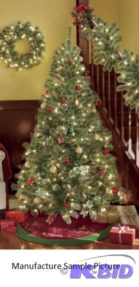 lot 26 image: 6.5 Foot Canadian Pine Tree - Clear Lights - ...