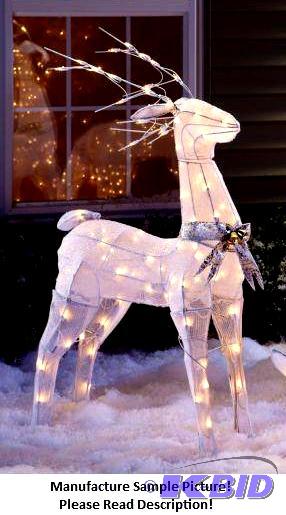 lot 69 image: Lit Buck - Animated Lighted Deer - This spark...