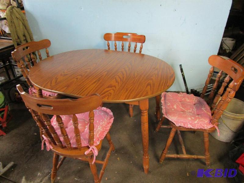 Table and 4 Chairs