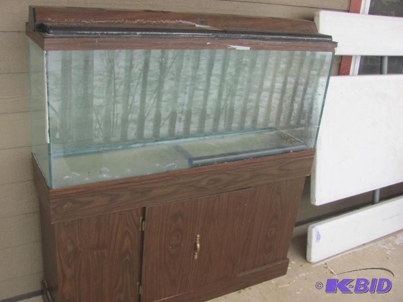 Approximately 55 Gallon Fish Tank