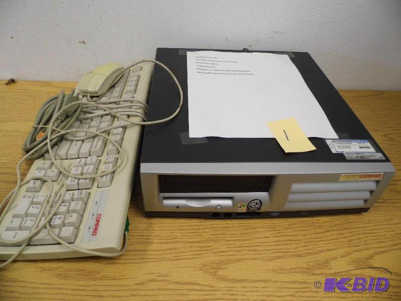 lot 1 image: Compaq EVO SFF