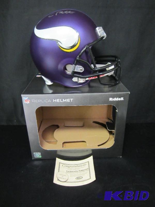 lot 0001 image: Patterson Signed Helmet With C.O.A