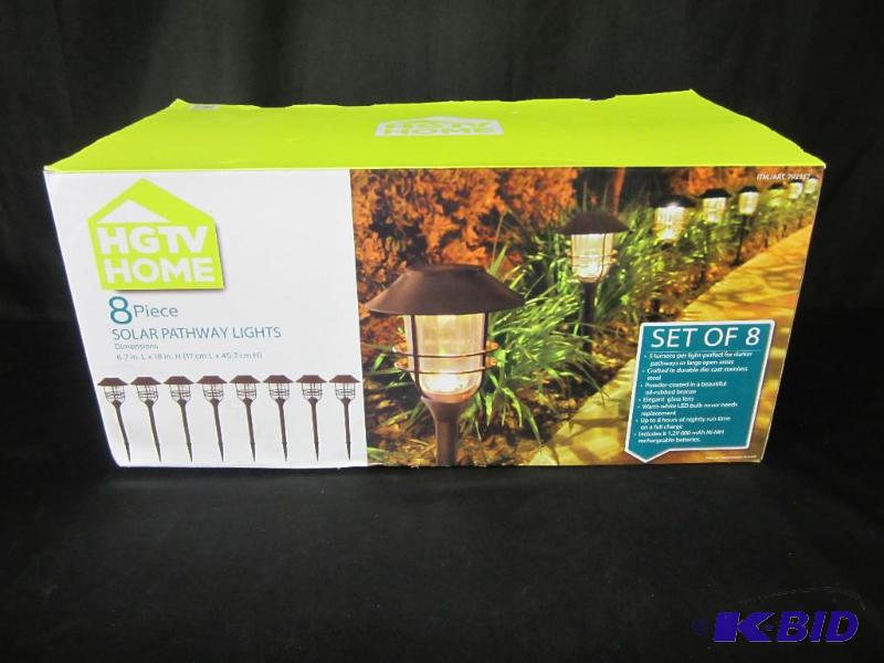 lot 45 image: HGTV Home solar lights.