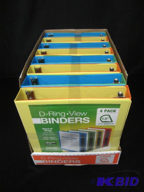 lot 53 image: D- Ring View Binders